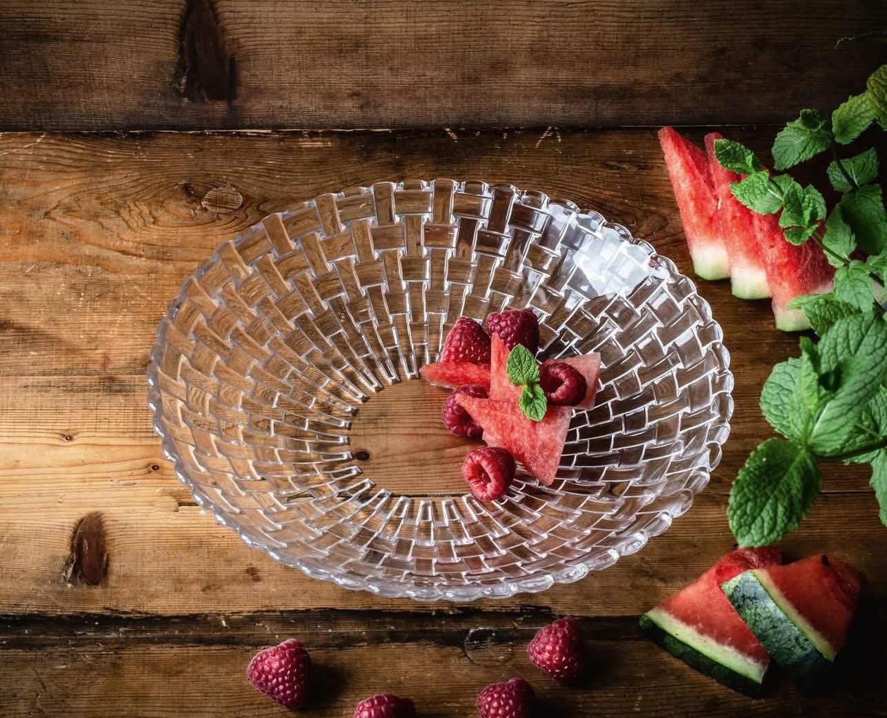 Đĩa tròn Nachtmann Bossa Nova 77672 SCHALE 25 CM Hàng chính hãng