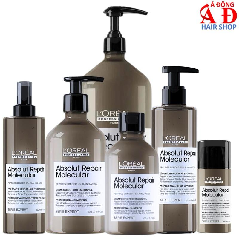 Dầu gội L'Oreal ARM Absolute Repair Molecular siêu phục hồi cấp phân tử Peptides