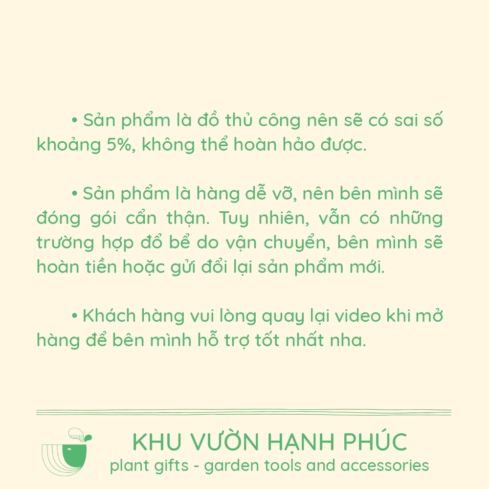 Ngày Phụ Nữ Việt Nam 20/10 - CHẬU IN VÀ CÂY XANH - Quà tặng doanh nghiệp