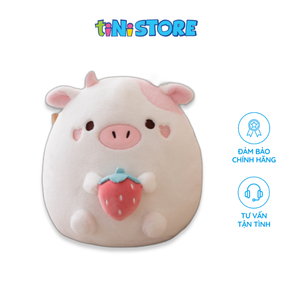 Đồ Chơi Thú Bông Hình Chú Heo Ôm Dâu Tây 32cm M1-20