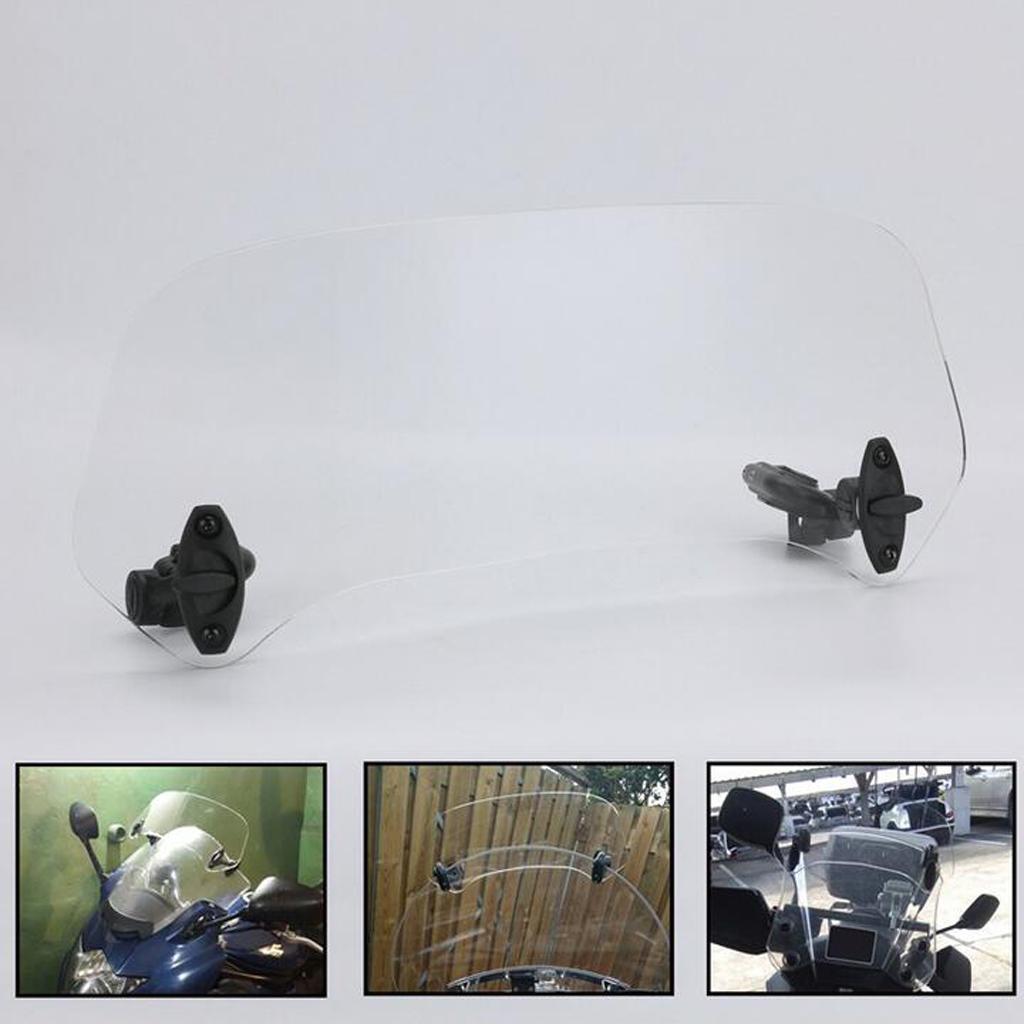 Motorcycle  + Windshield Extension Spoiler  Deflector