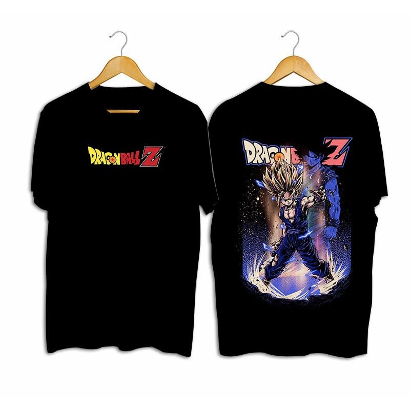 2 mẫu Áo Phông Dragon Ball T-shirt Black Goku Anime Manga mẫu mới cực chât