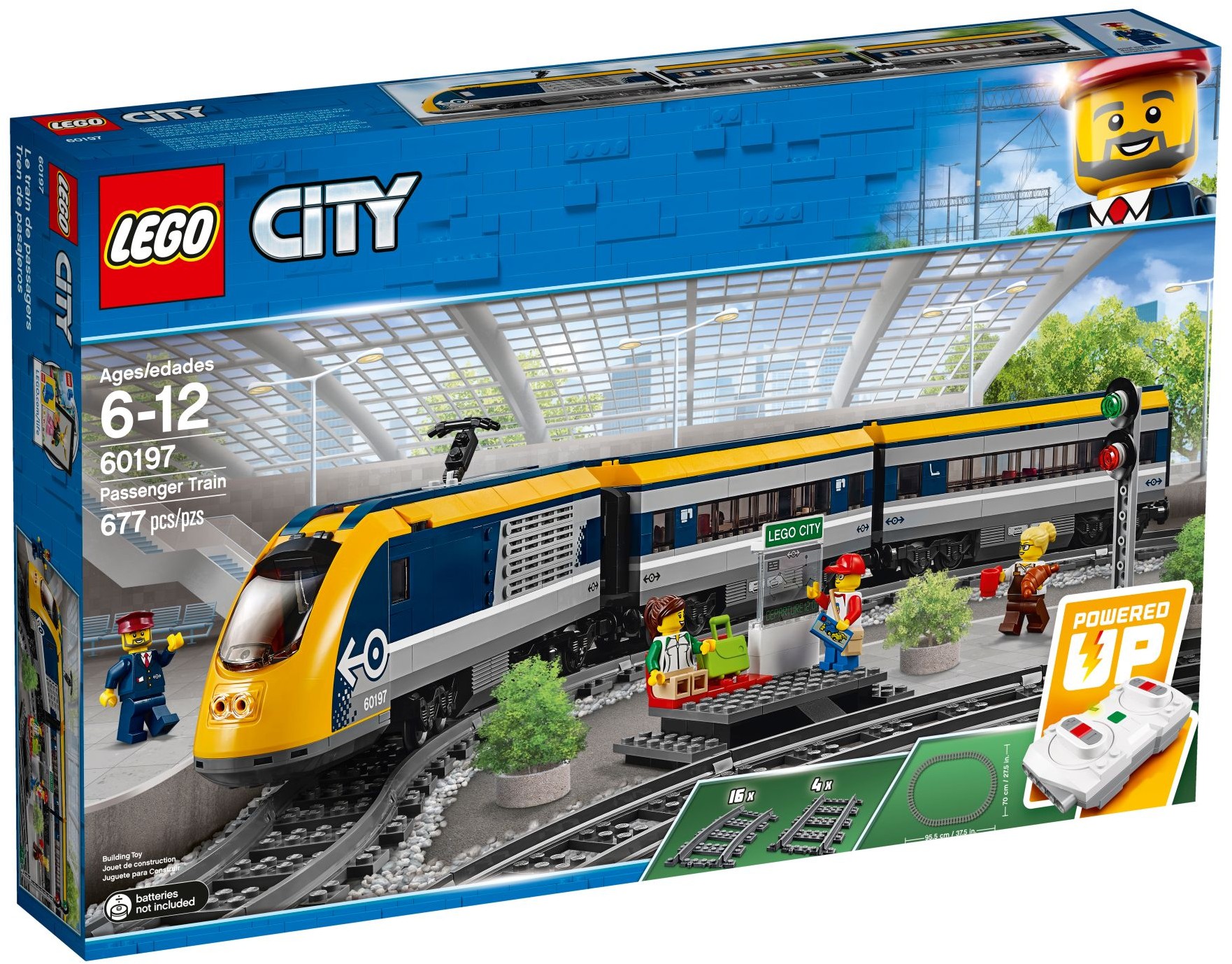 LEGO - 60197 - City Tàu Chở Khách Điều Khiển Từ Xa (S)