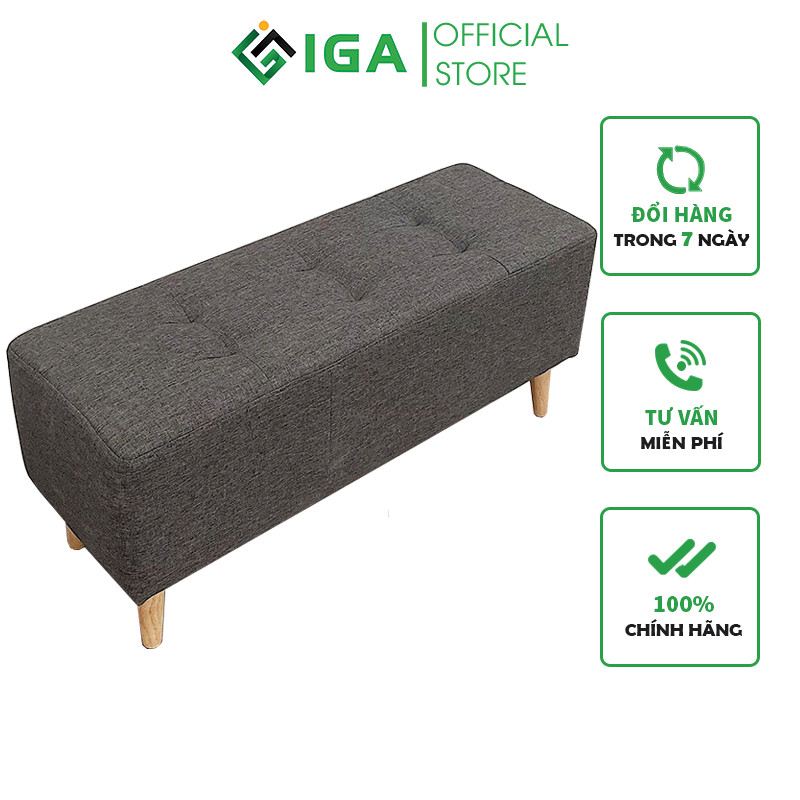 Ghế Đôn Woody Chính Hãng IGA - GC10