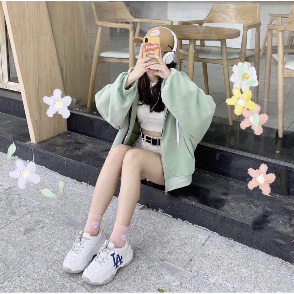 Áo KHOÁC Hoodie LỬNG CUTE Nữ Ulzzang Unisex 1hitshop