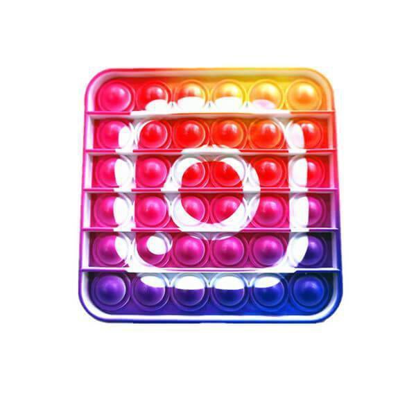 Pop it - Pop Nhấn Bóng Hình Tiktok, Instagram Hot Trend 2021 Giảm Stress, Căng Thẳng Cho Mọi Lứa Tuổi