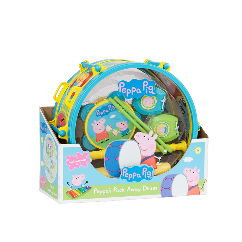 Đồ Chơi PEPPA PIG Bộ Trống Peppa Pig Tiện Lợi Đóng Gói Các Nhạc Cụ Khác 138402800