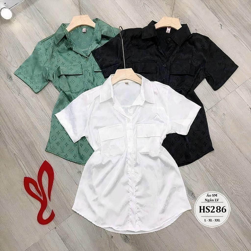Sơ mi nam nữ LV hoạ tiết Monogram nâu cực đẹp sang VIP 11 2150k áo  lien  fashion