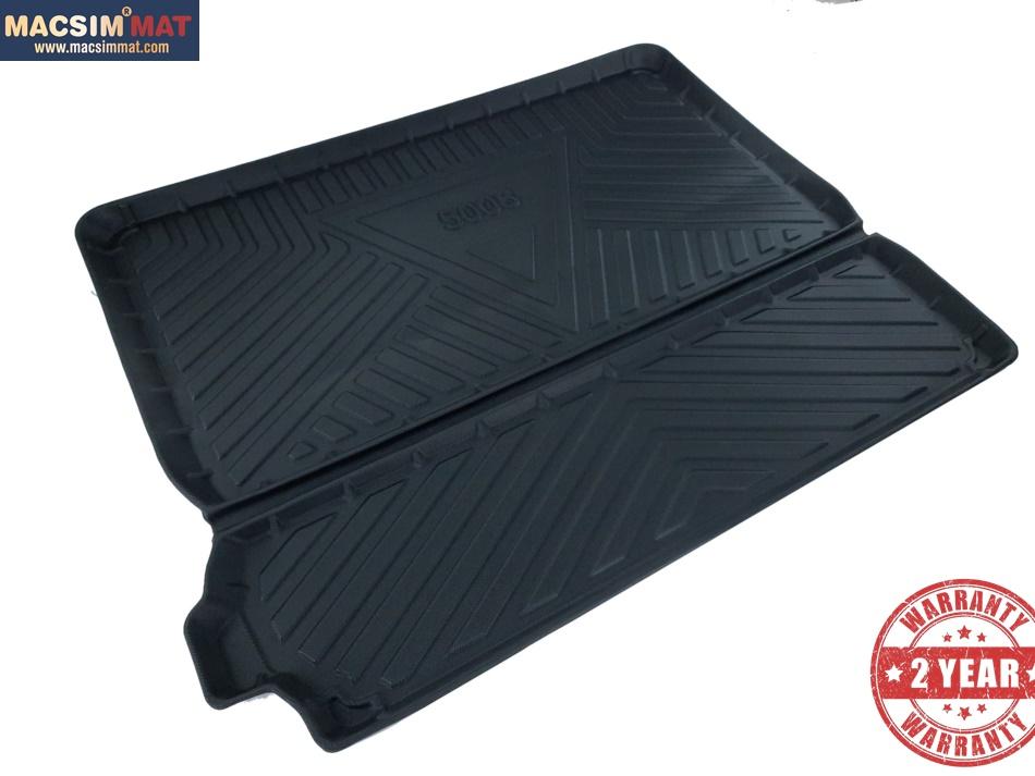 Thảm lót cốp Peugoet 5008 2013-nay nhãn hiệu Macsim chất liệu TPV cao cấp màu đen