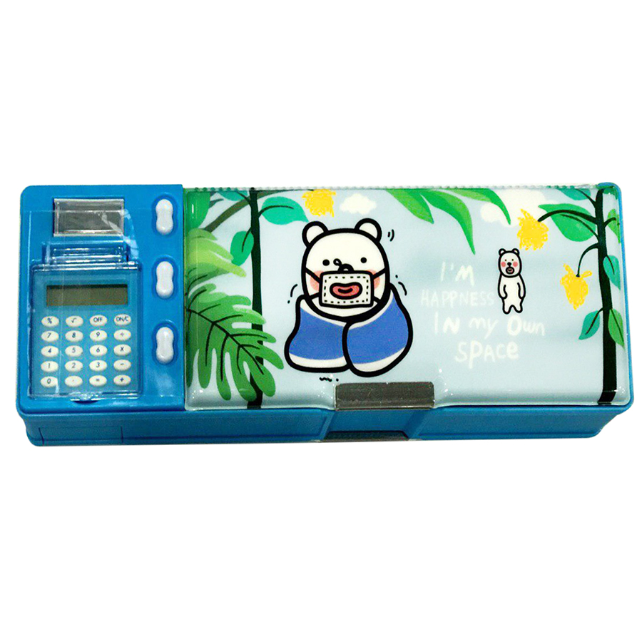 Hộp Bút Hít 3547 - Xanh Da Trời - Mẫu Ngẫu Nhiên