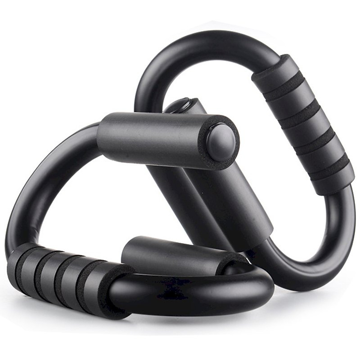 Dụng Cụ Tập Hít Đất Cầm Tay Thép Cứng Cao Cấp – Đen - mi02 - Dụng Cụ Chống Đẩy miDoctor