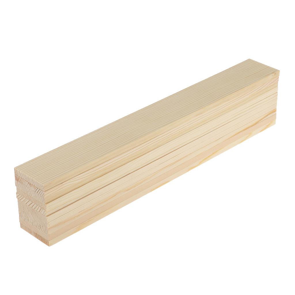 20x Smooth Unfinished Wood Slices Crafting Pieces for Modelling Material