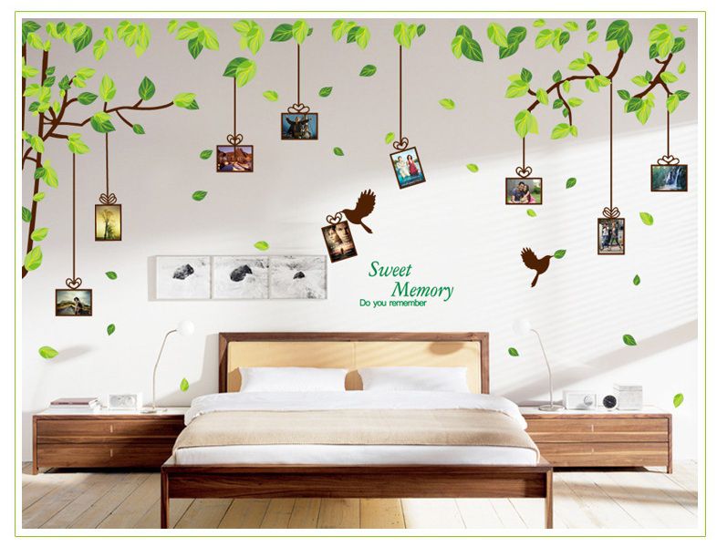 Decal dán tường Cây treo ảnh 7 AmyShop DCX014 (210 x 275 cm)