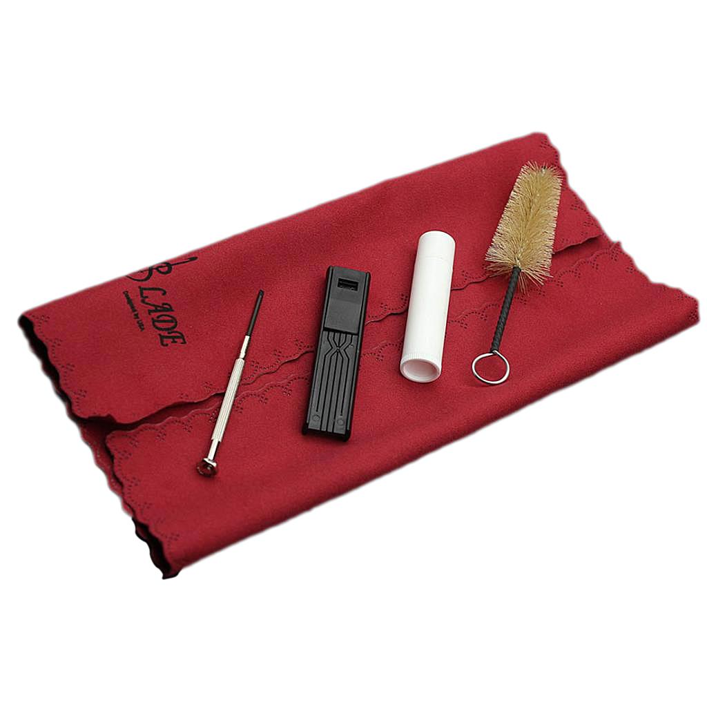 5-in-1 Cleaning Kit for Flute Clarinet Saxophone Woodwind Instruments