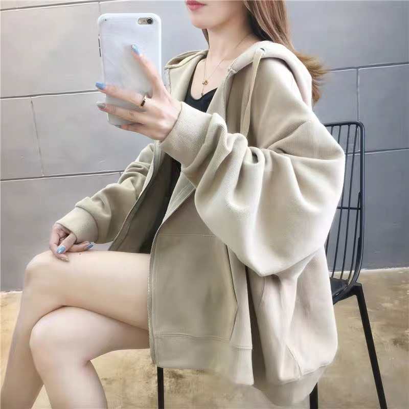 ÁO KHOÁC PHỐI HIỆU TAY THỜI TRANG HOODIE CÓ DÂY KÉO