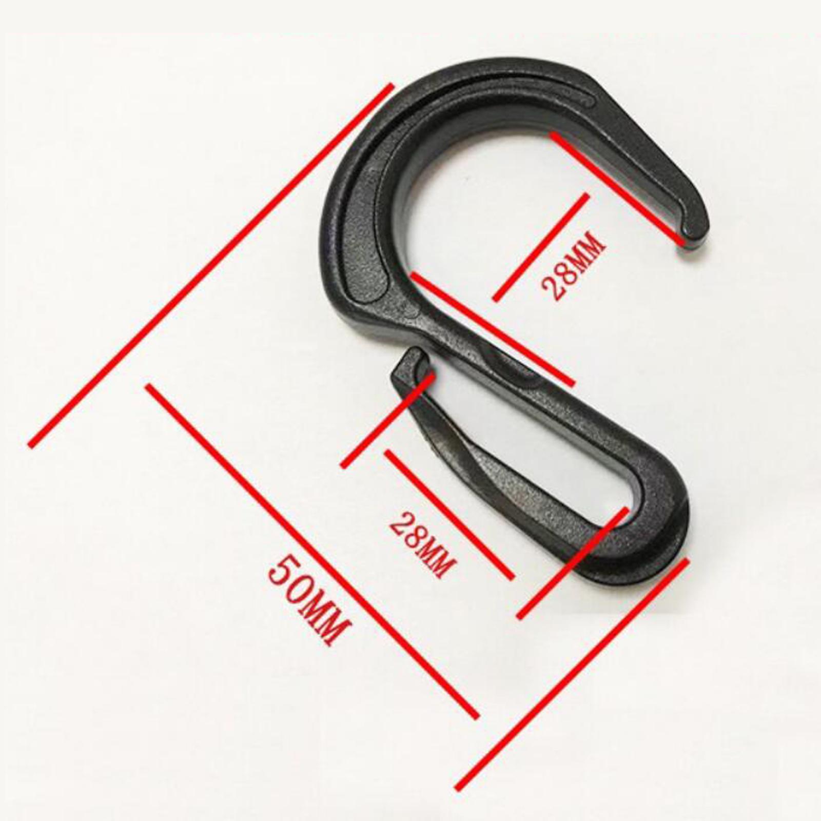 Outdoor Strap Hook Webbing Camping S-Shaped Holder Belt Carabiner Clip Sport