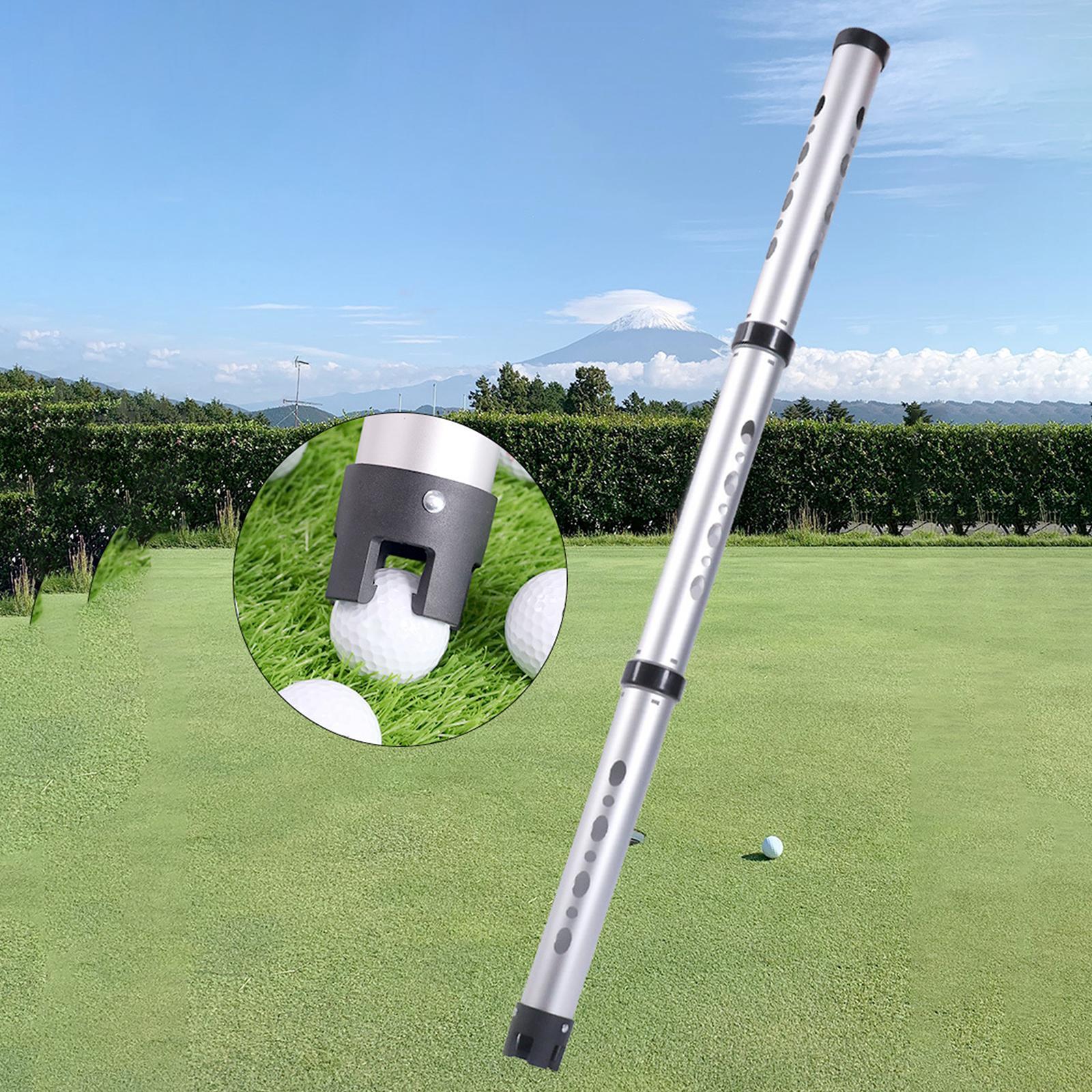 Golf Ball Retriever Collector Ball Picker Shag Tube Removable Holds 25 Balls