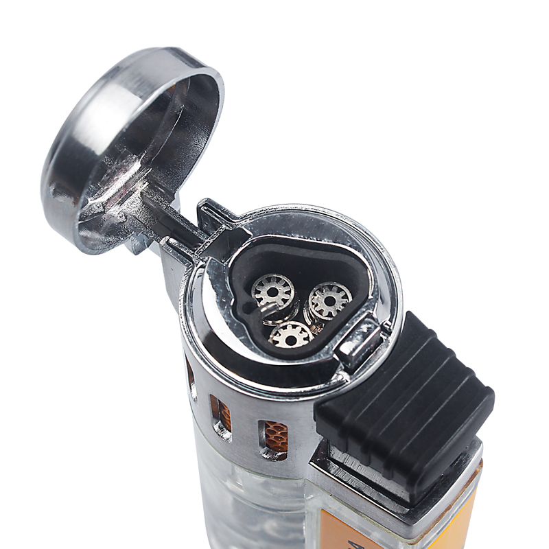 Vỏ Hột Quẹt Bật Lửa Khò 3 Tia  COB373 Thiết Kế Đẹp Độc Lạ - Dùng Gas Cao Cấp