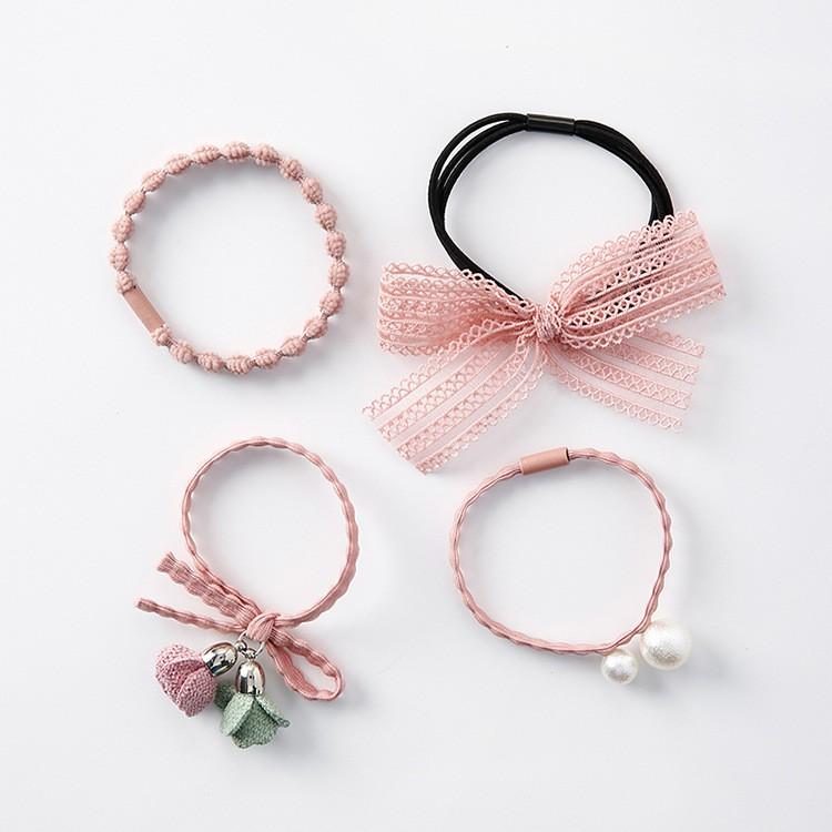 Set 04 dây cột tóc/dây buộc tóc siêu siêu xinh