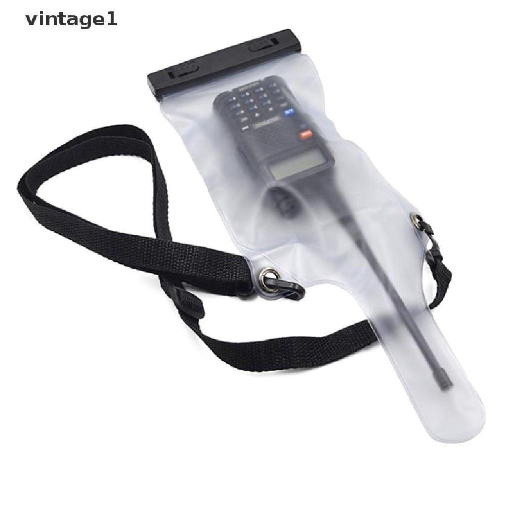 Túi Đựng Bộ Đàm Chống Thấm Nước Kèm Dây Đeo Phong Cách Vintage 1]