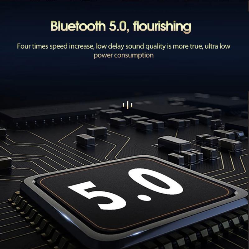 100 Giờ Tai Nghe Không Dây Bluetooth 5.0 Stereo Tai Nghe Nhét Tai Thể Thao Tai Nghe Nhét Tai Có Mic Cổ Gắn Loa Tai Nghe