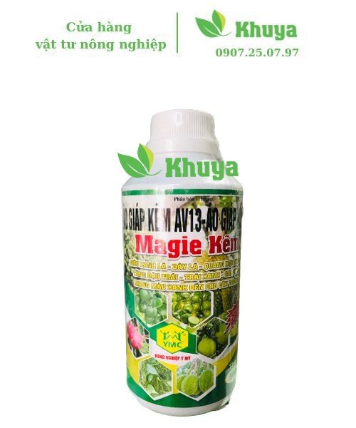 Phân bón vi lượng Ý Mỹ Magie Kẽm 500ml Siêu xanh lá - Đậu trái - Cứng gai