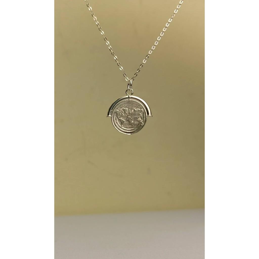 Vòng cổ bạc 925 Vintage New World