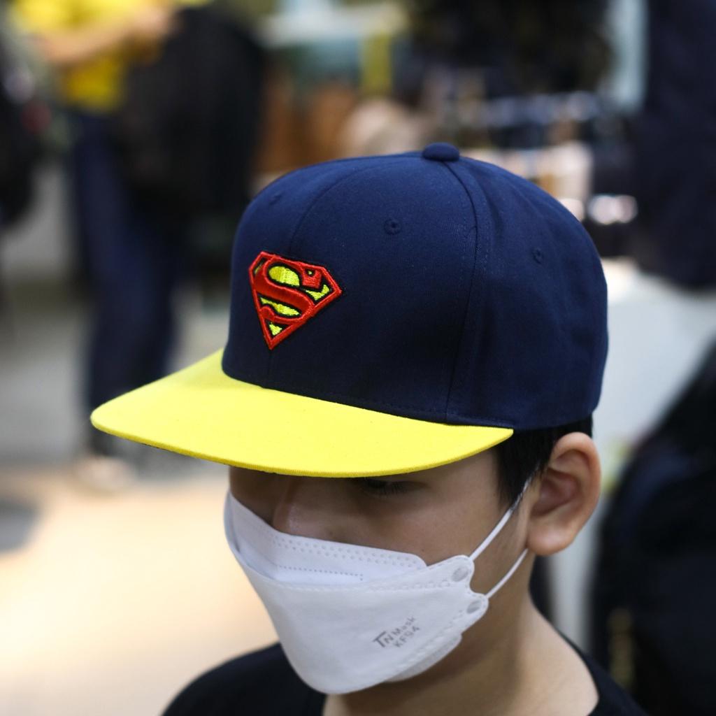 Mũ lưỡi trai thời trang thêu họa tiết Superman cho bé - BOM