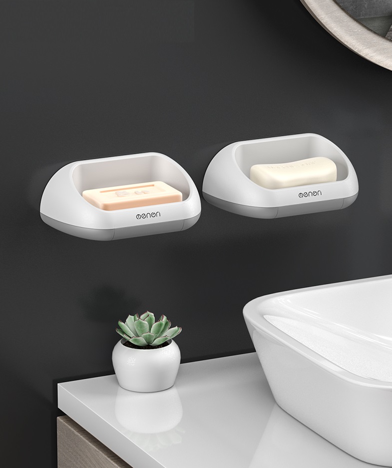 Khay Đựng Xà Bông Dán Tường OENON chất liệu nhựa ABS cao cấp - OE09