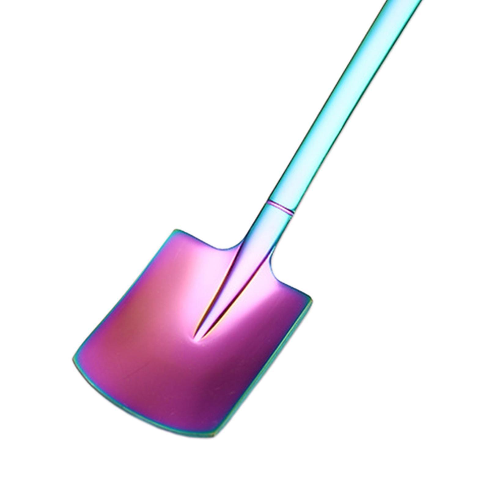 2pcs Dessert Stirring Mixing Spoon for Cream of Sugar Coffee