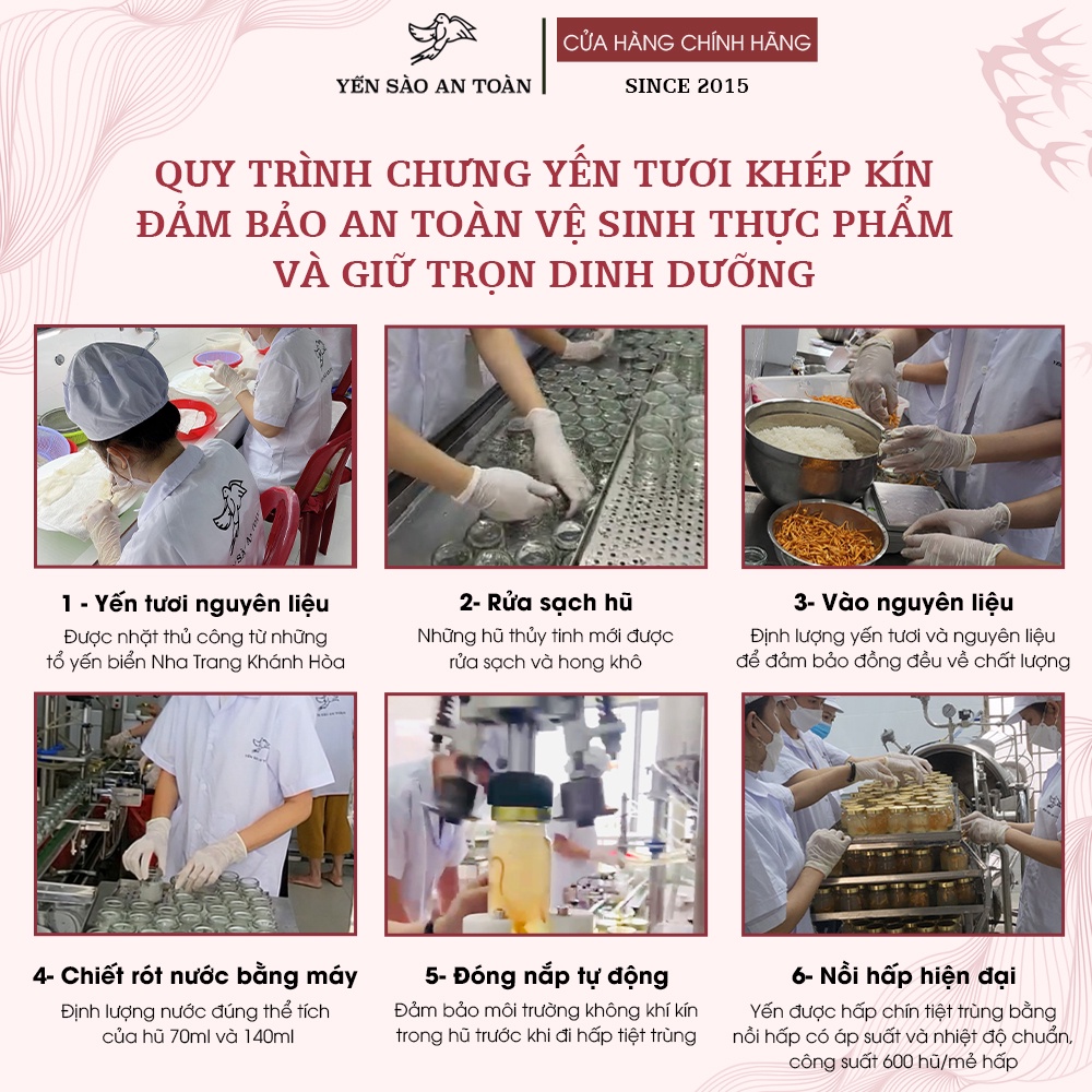 Yến chưng sẵn combo 12 hũ mix 3 vị dưỡng nhan giúp phụ nữ đẹp da ĐẬM ĐẶC YẾN TƯƠI từ Yến Sào An Toàn