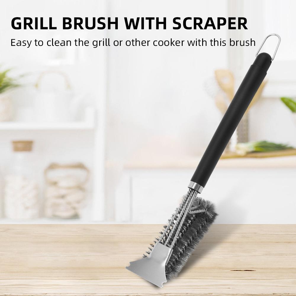 Bàn Chải Vệ Sinh Đồ Nướng Bbq Bằng Thép Không Gỉ