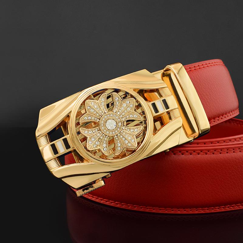 Cao Cấp Da Thật Chính Hãng Da Thắt Lưng Nam Quần Jean Kim Cương Giả Kim Loại Xoay Được Thắt Lưng Cao Cấp Thắt Lưng Doanh Nam Dây Thắt Lưng Thắt Lưng Mới