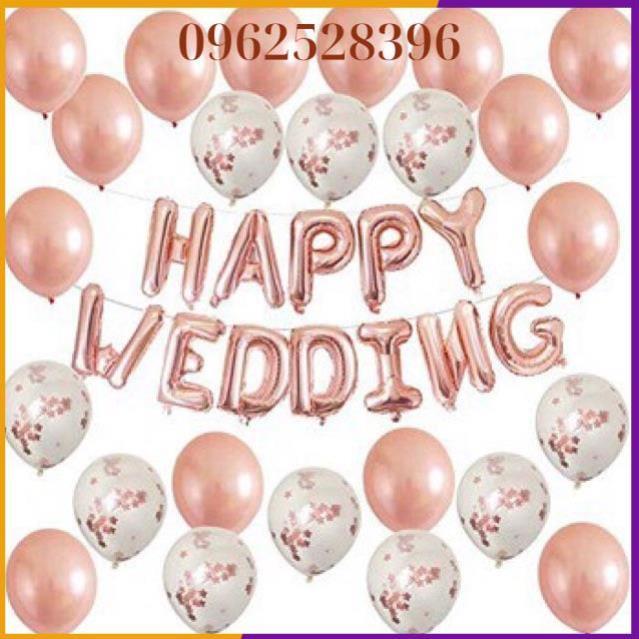 Set Trang Trí Phòng Cưới Tong Đỏ Trắng
