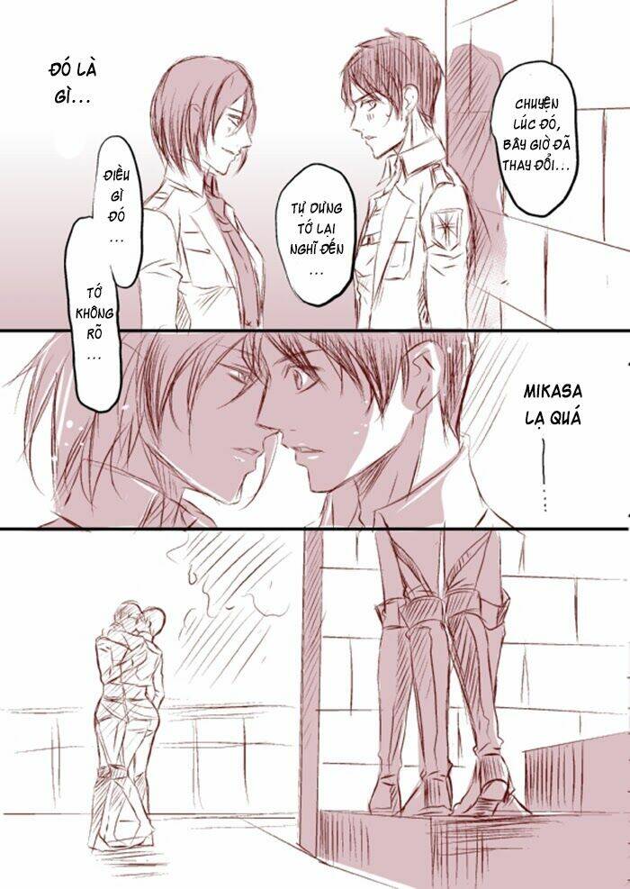 tấn công người khổng lồ - doujinshi eren x mikasa chapter 36 10