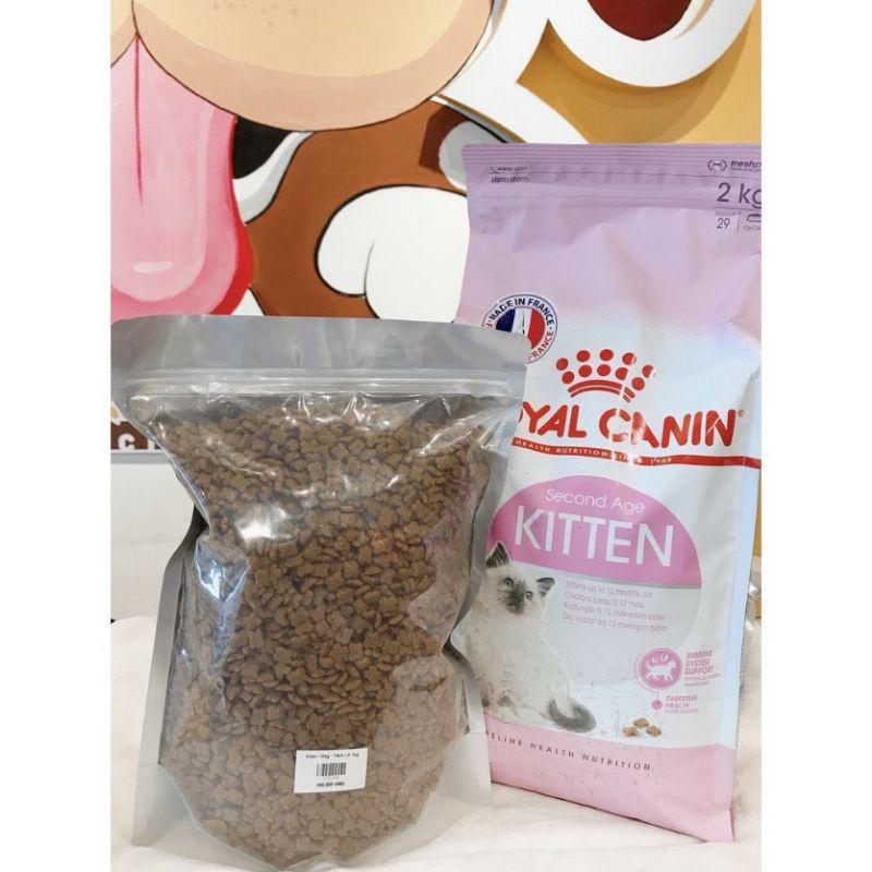 royal canin kitten hạt cho mèo con túi zip1kg