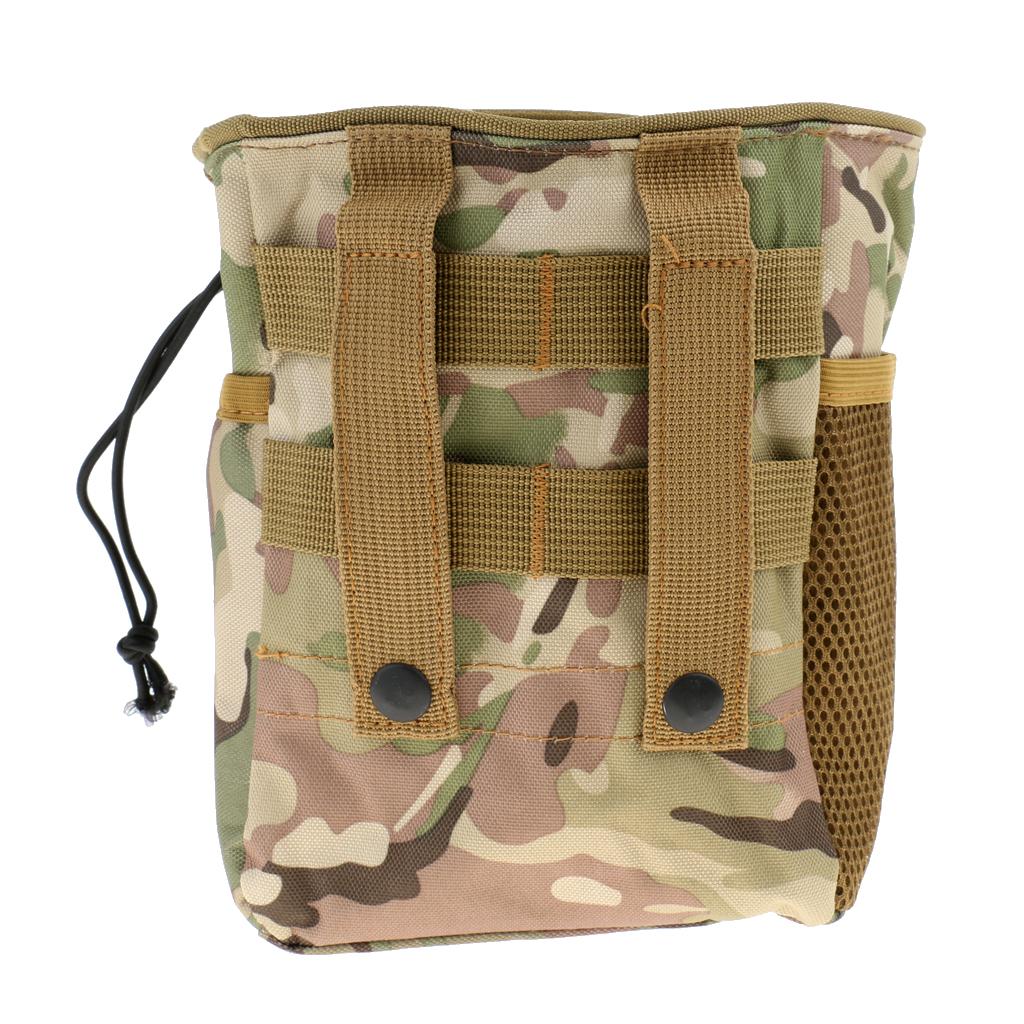 MOLLE Pouch Drawstring Dump Drop Bag Utility Outdoor Hunting Magazine Pouch