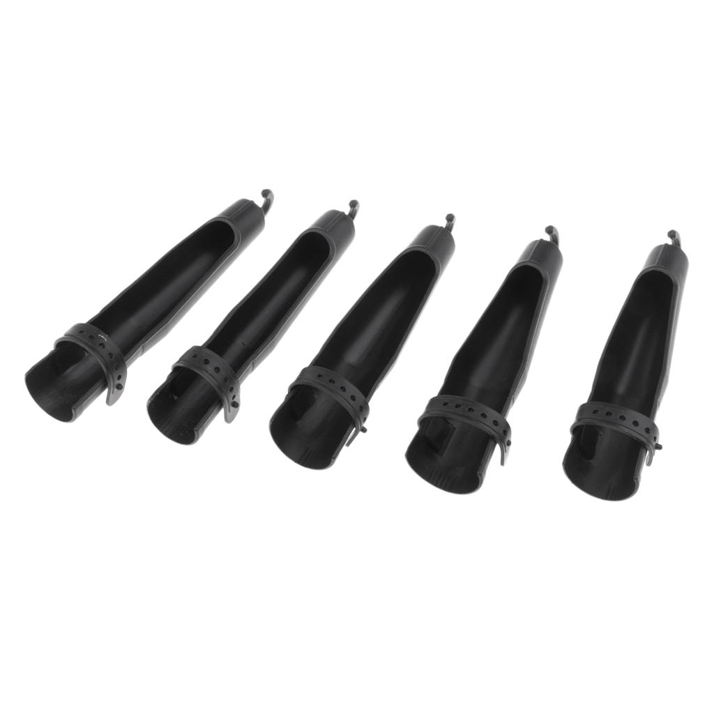 5Pcs Rock Sea Fishing Rod Tip Cover Fishing Pole Tip Protector Cap 20# 25#