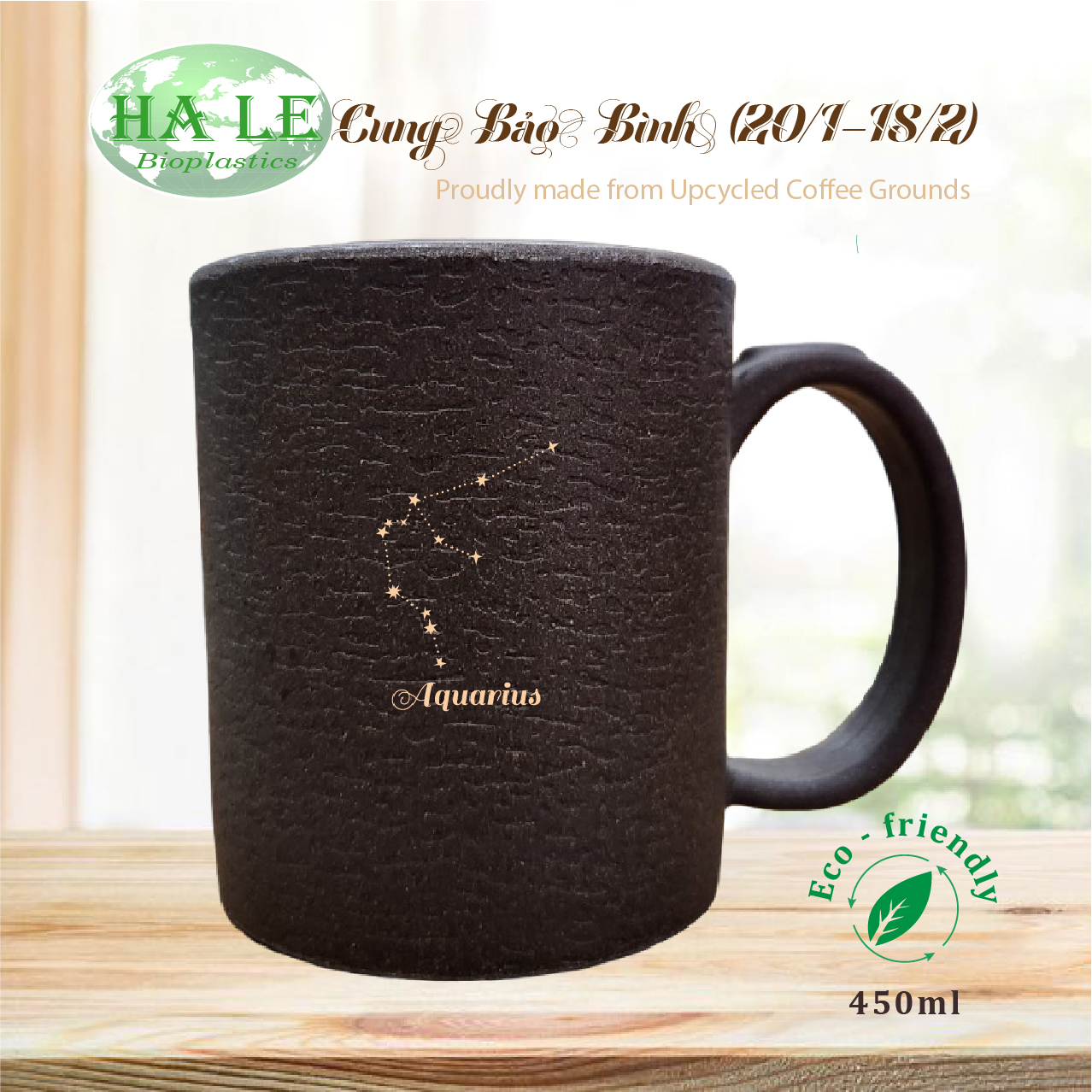Ly từ bã cà phê cung Bảo Bình