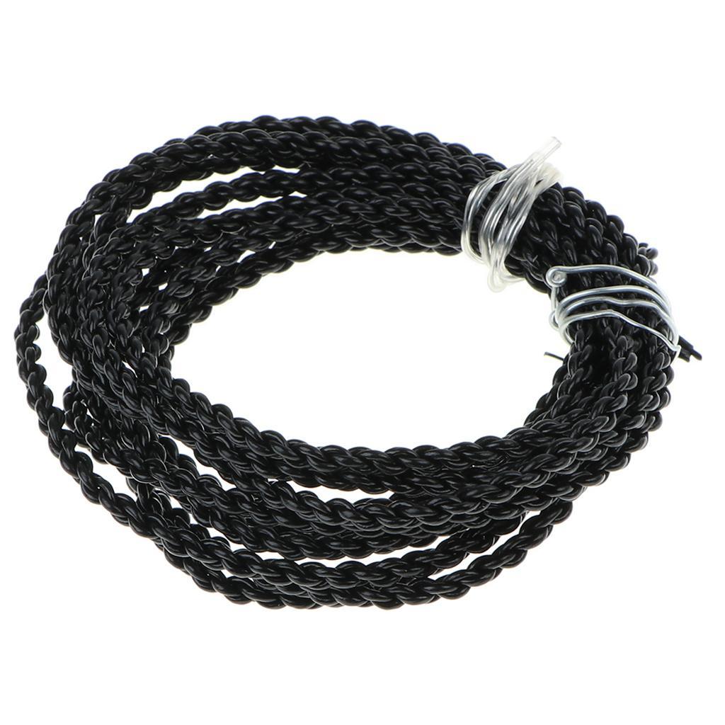 2 Pieces 7N Braided OCC Copper Wire HiFi Audio Upgrade Cable for Earphone