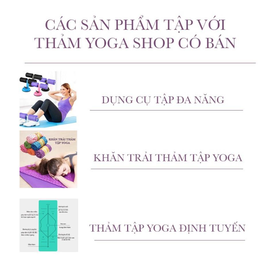 Thảm tập YOGA, GYM 8mm,6mm. Chống trượt tập thể dục tpe 2 lớp không mùi,Độ dày chuẩn Loại 1, Giảm Chấn Thương Khi Tập