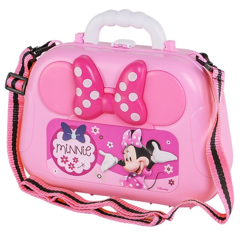 DISNEY - EODS008-933A Bộ túi xách làm đẹp Minnie (KT 25x10x19cm)