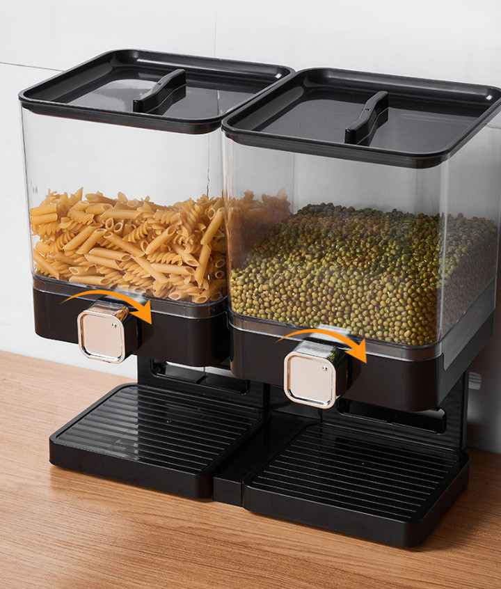 Hộp Đựng Ngũ Cốc Đôi Luxury DoubleSHINE Cornflakes Cao Cấp - Home and Garden