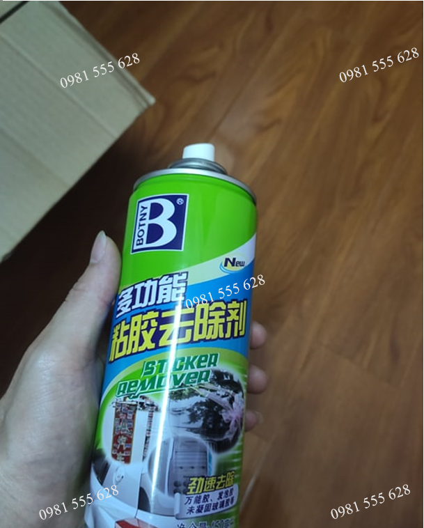 Bình xịt tẩy keo dính, vết mực chính hãng BOTNY, tẩy vết mực, lọ tẩy băng dính