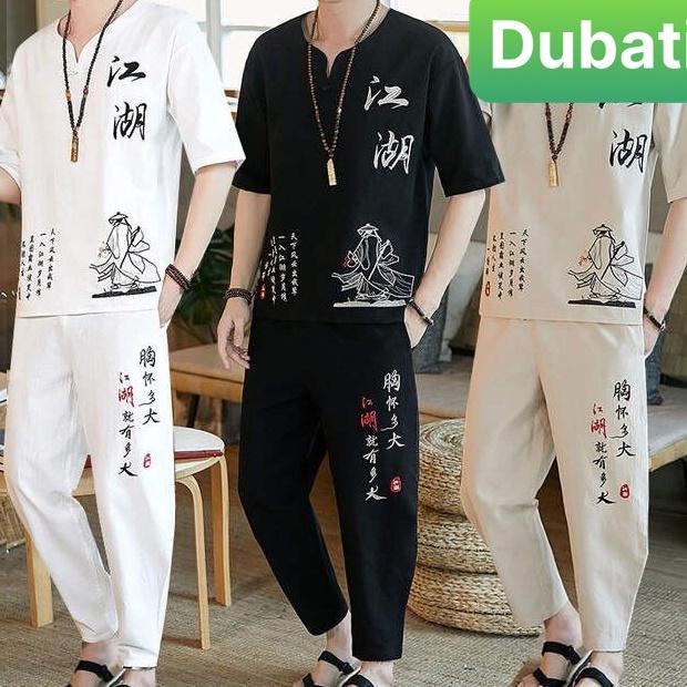 ĐỒ BỘ THỂ THAO CHỮ NHẬT, ĐỒ BỘ NAM, CHẤT VẢI XỊN SÒ SIÊU HOT TREND 2022 - DUBATI FASHION