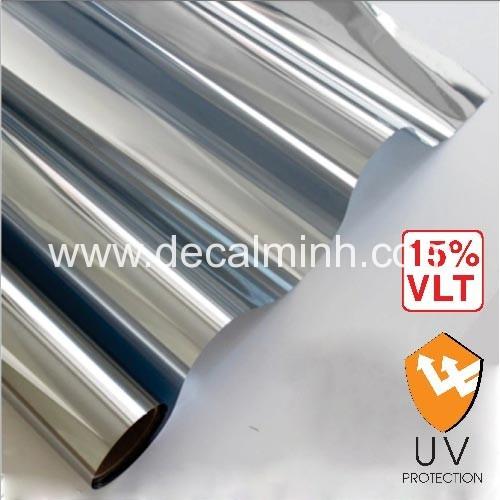 {Combo Lẻ} Decal phim Phản quang dán cửa kính chống UV, cách nhiệt (khổ 1m) cao cấp