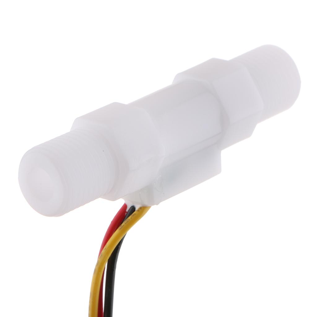 Có Dây Cảm Biến Lưu Lượng Đo G1 ''Nhựa Hiệu Ứng Hall Nước Lỏng Công Tắc Dòng Chảy Nhanh 0.3-3L/ min