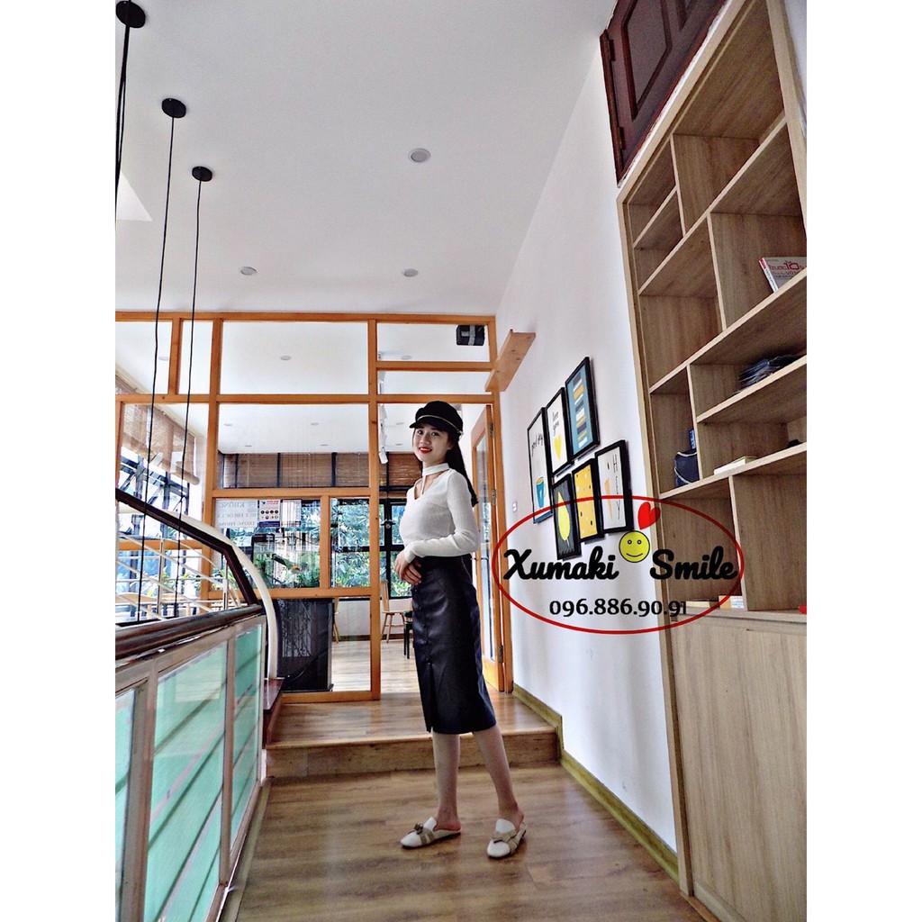ÁO NHUNG CAO CẤP TRẮNG, CỔ CÁCH ĐIỆU