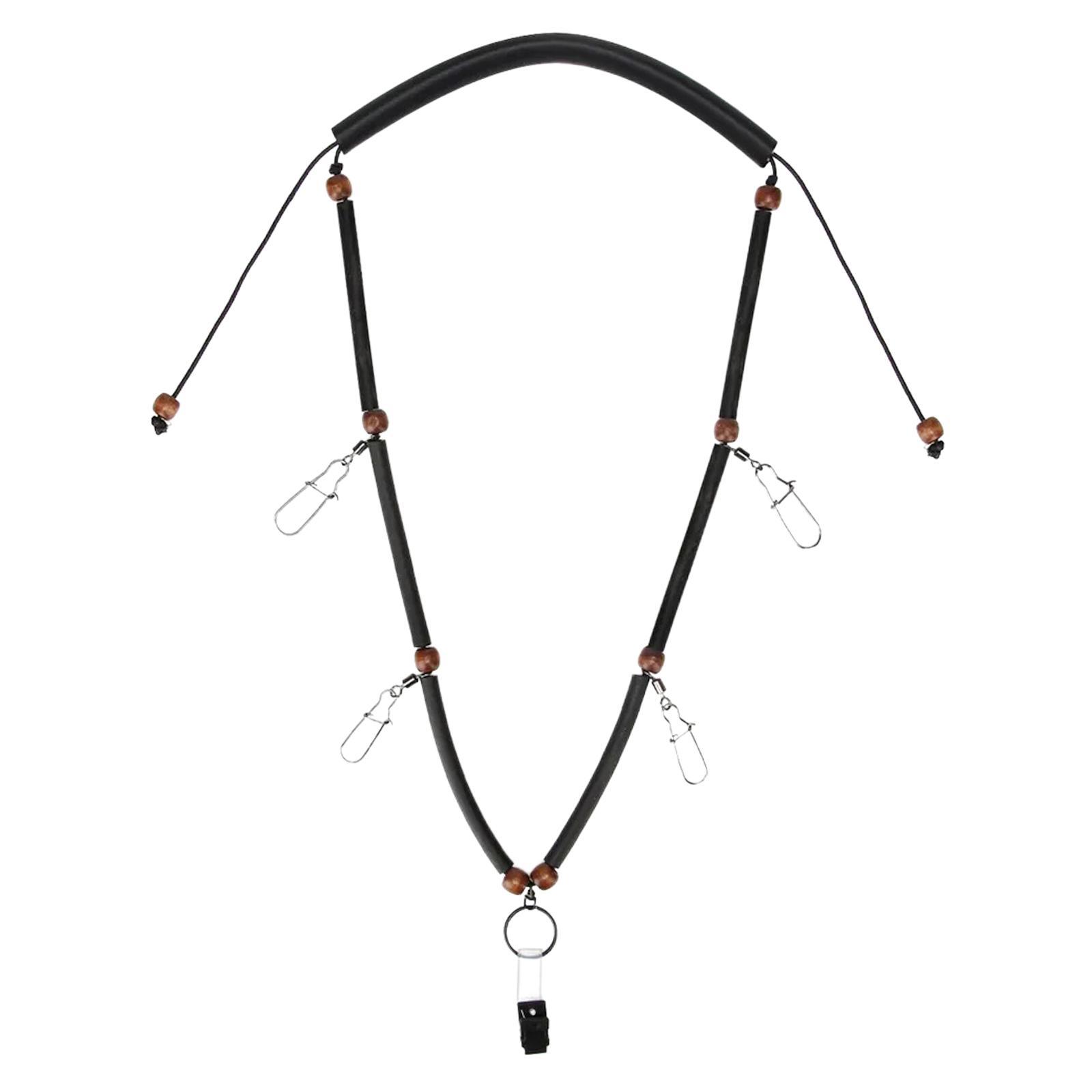 Fly Fishing Lanyard Fly Fishing Tool Holder Lanyard Hanging Necklace, Durable Storage Fishing Accessories Fishing Tools Carrier for Camping