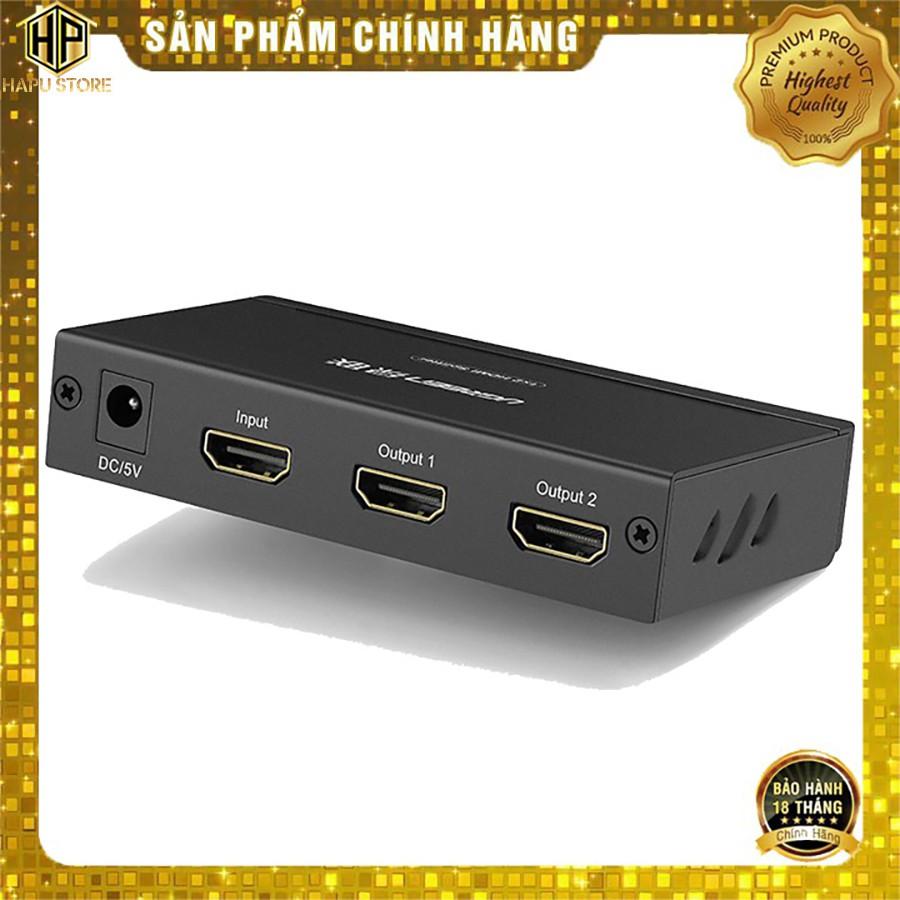 Ugreen 40201 - Bộ chia HDMI 1 vào 2 ra hỗ trợ Full HD chính hãng -Hàng Chính Hãng